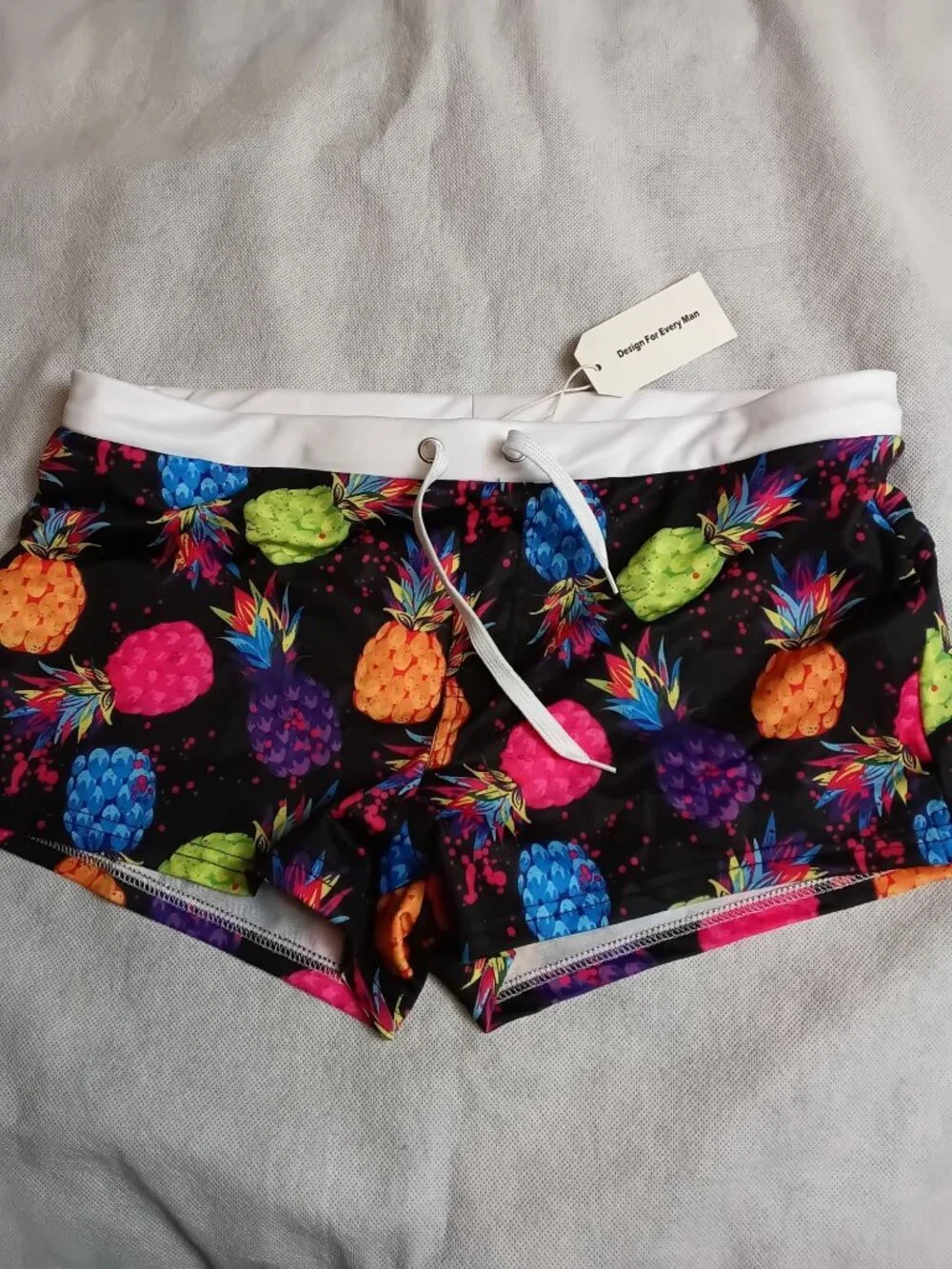 Pineapples AOP Swim Boxer Briefs XXL New with Tag Beach Vacation